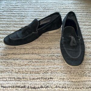 Men’s Suede Leather Loafers with Tassels